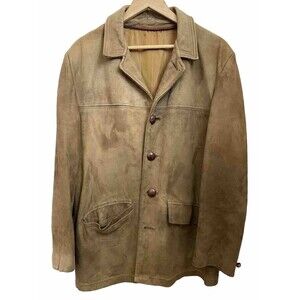 Vintage SCHOTT BROS Ranchers Jacket Imported Suede Brown Ranchers Jacket